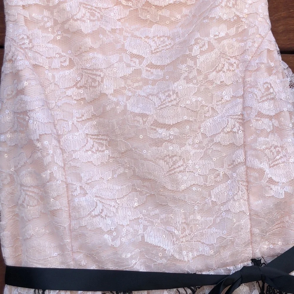 GIRLS Special Occasion Lace & Sequin Dress Blush Color Girls Size 18